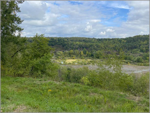 Blick in die Grube Messel